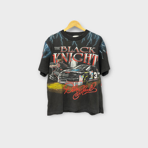 VTG 90s NASCAR Dale Earnhardt Black Knight Shirt Size Medium