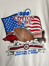 VTG 2002 Arkansas vs Oklahoma Cotton Bowl Shirt Size Medium