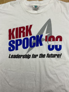 VTG 90s Star Trek Kirk Spock Shirt Size XL