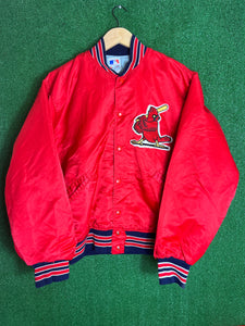 VTG 80s St Louis Cardinals Bomber Jacket Size Medium – Huntsville Vintage